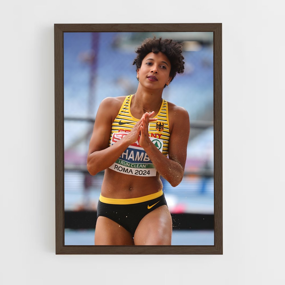 Poster Malaika mihambo – affiche Athlétisme (vue 5)
